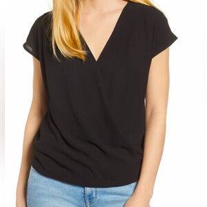 Gibson Draped Faux Wrap Top
